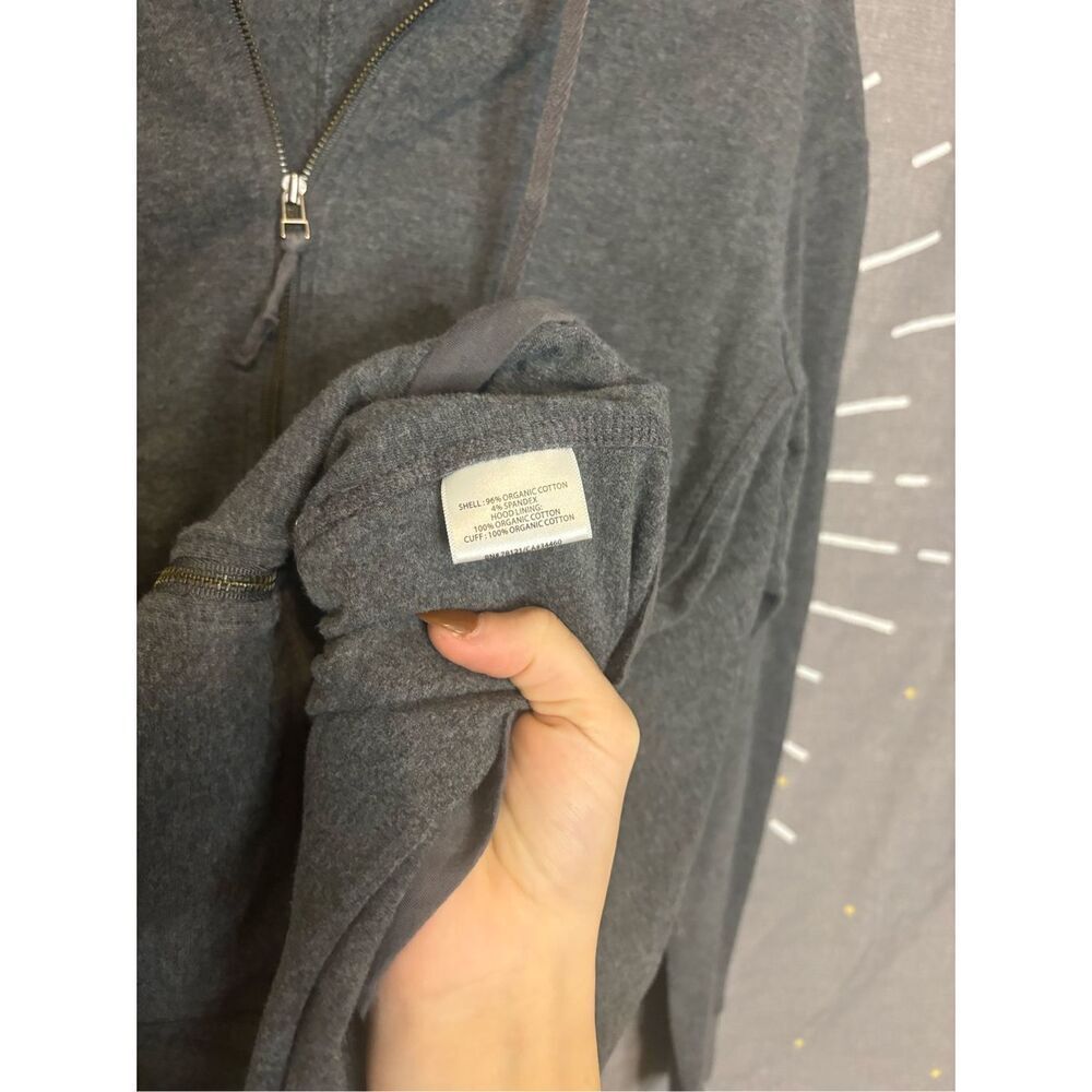 Eileen Fisher Hooded Asymetrical Hem Jacket - Picture 3 of 5